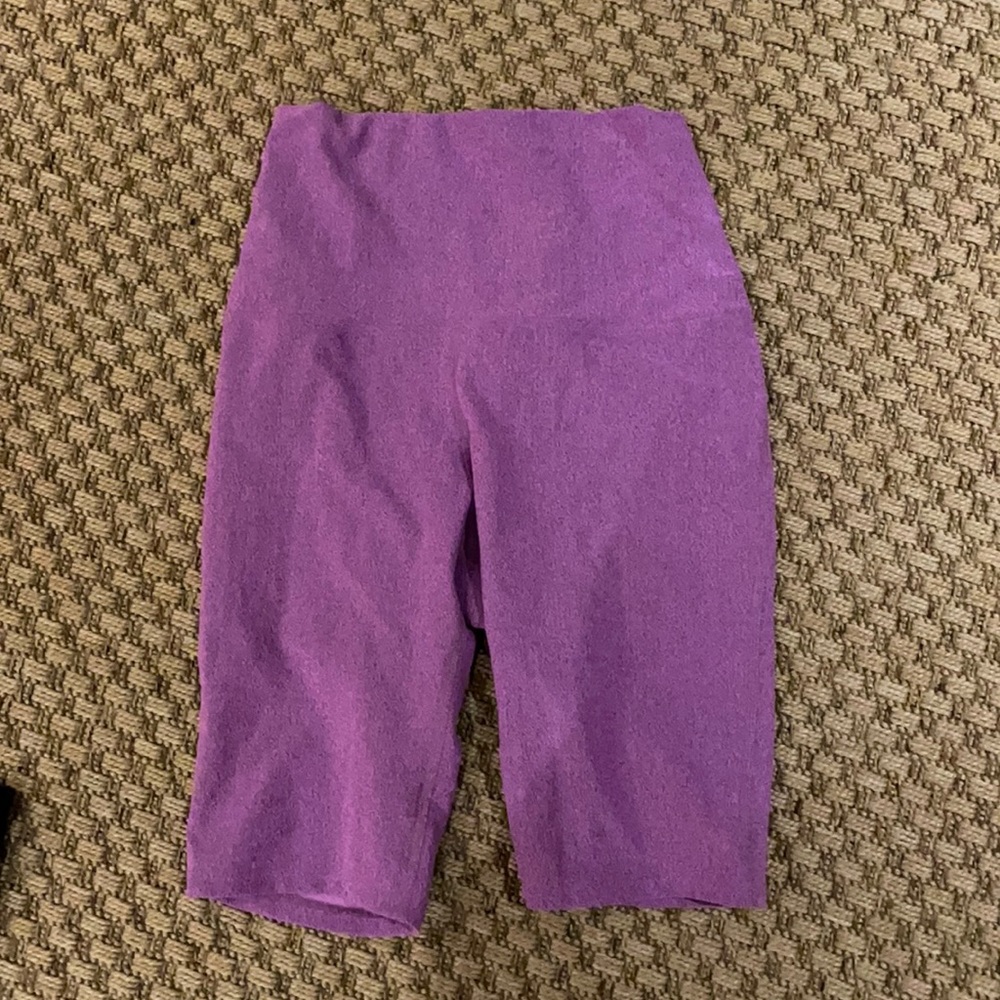 Purple five dancewear bike shorts